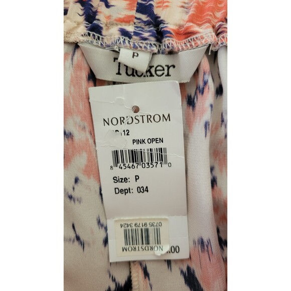 Women's Tucker Silk Colorful Floral Print Pants - Picture 3 of 4